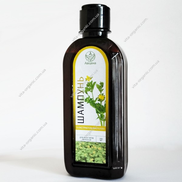 Шампунь с экстрактом чистотела